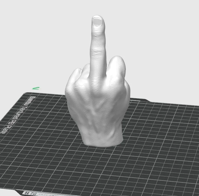 Middle Finger by FoGo MakerWorld: Download Free 3D Models
