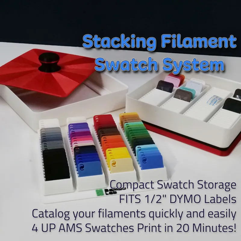 Stacking Filament Swatch System
