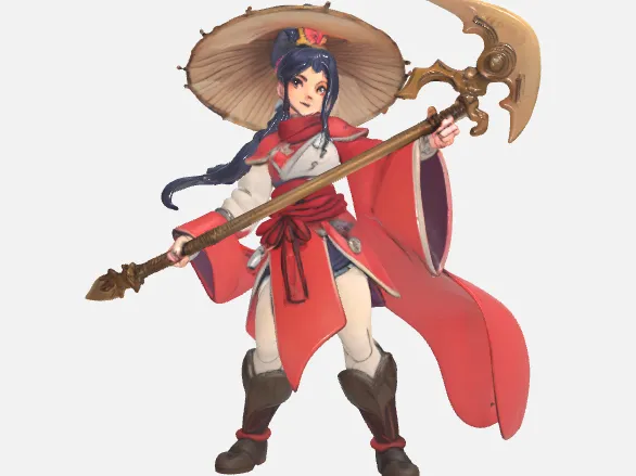 Fantasy Warrior Priestess