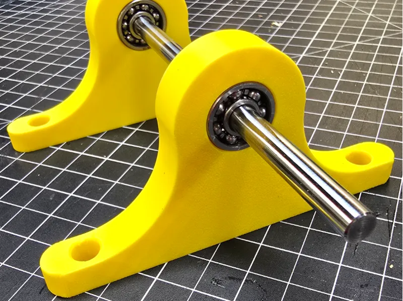 Double 608 Bearing Pillow Block Bearing Mount 8mm