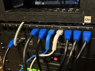 0.5u port label blank