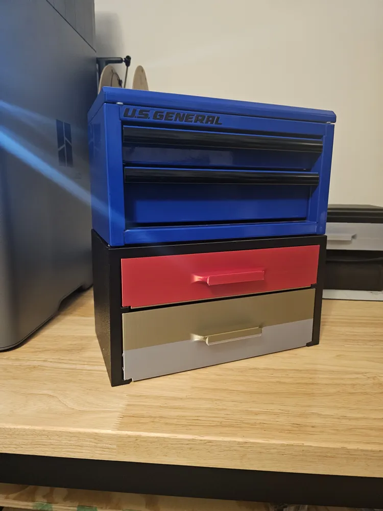 Mini Toolbox Riser with Drawer - Free 3D Print Model - MakerWorld
