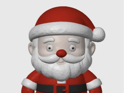 Santa Claus – Christmas Figure (3D Print Ready)