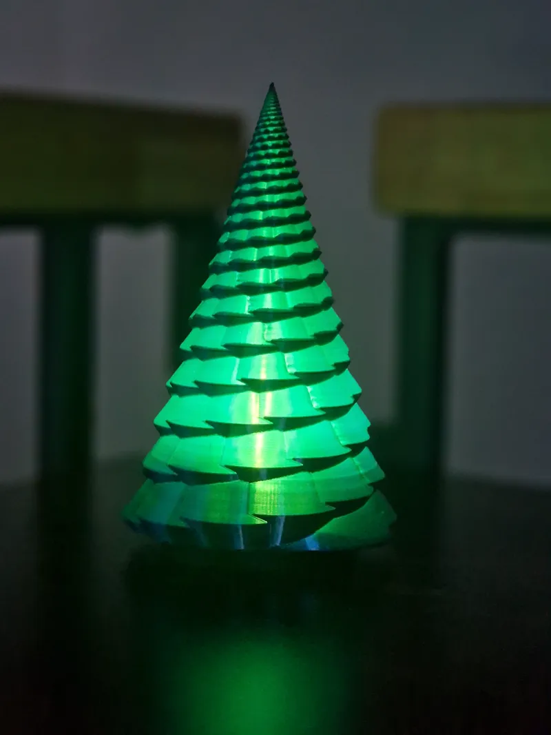 Fibonacci Christmas Tree for LED Lamp 001 or Tea Light
