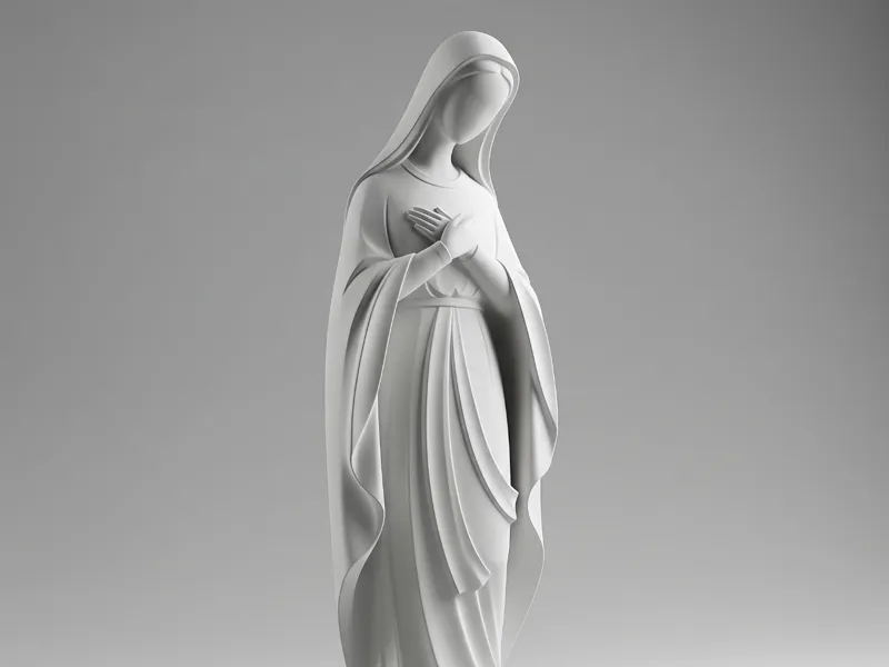 Statuina Minimalista Madonna