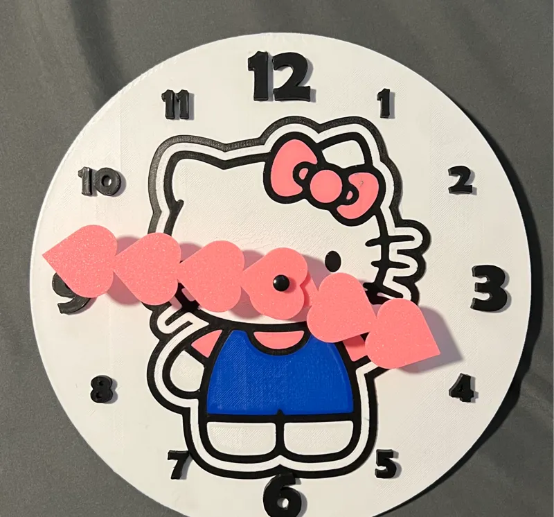 Hello Kitty Clock