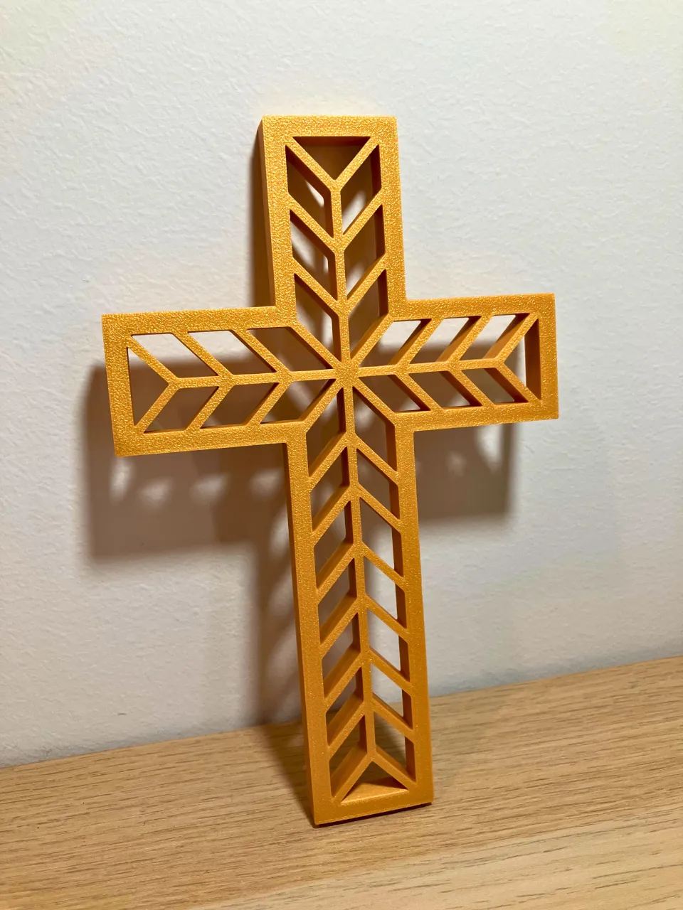 Elegant 3D Cross Display by A*i*m*e*e* MakerWorld: Download Free 3D Models