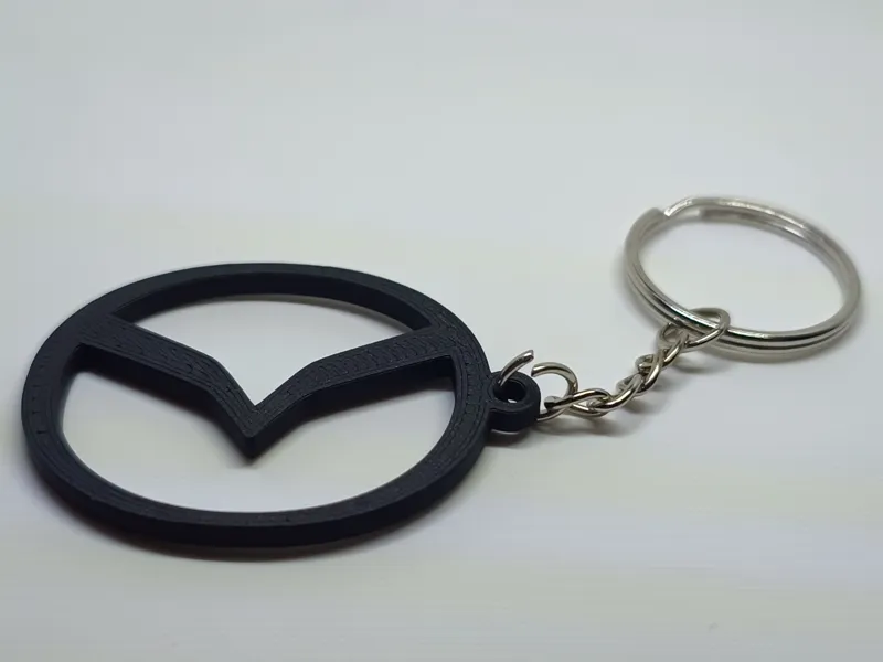 Mazda Logo Keychain