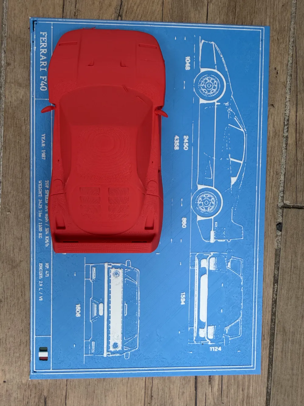 Ferrari F40 - Cuando los Ferraris eran Ferraris - Modelo de impresión ...