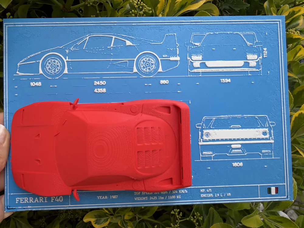 Ferrari F40 - Cuando los Ferraris eran Ferraris - Modelo de impresión ...