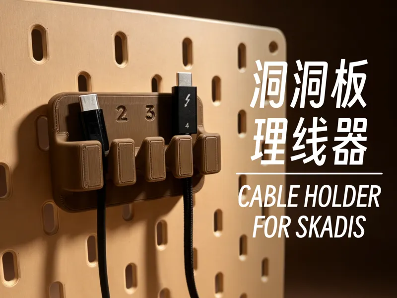 宜家SKADIS洞洞板配件｜理线器