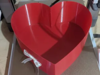 Caja de corazón delgada para decorar economica