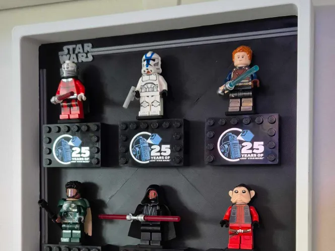 Star Wars 20th Anniv 6 Minifigure Display Frame