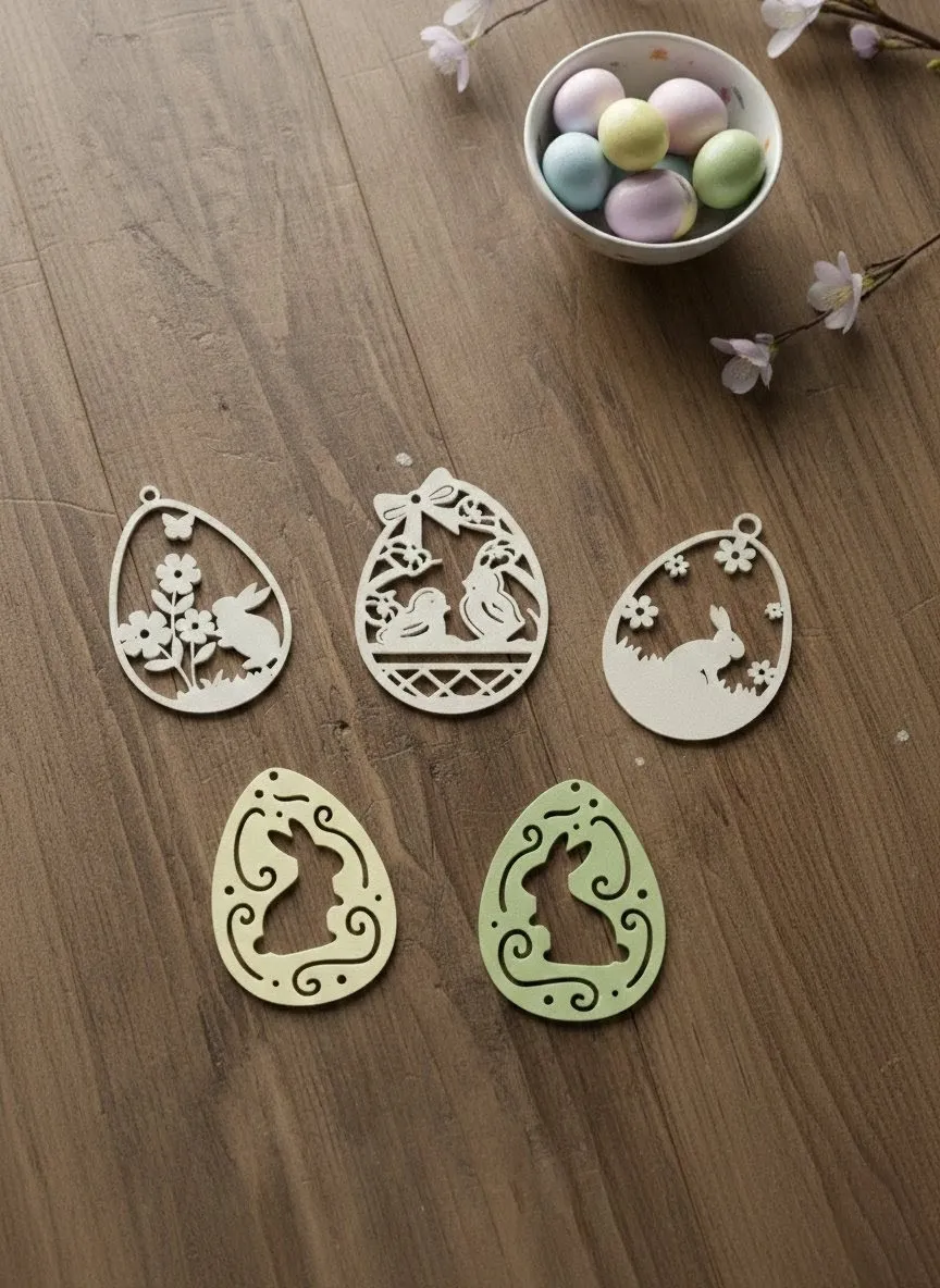 Easter Egg Ornament Set - Free 3D Print Model - MakerWorld