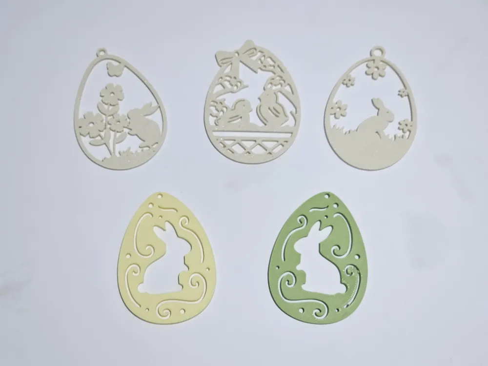 Easter Egg Ornament Set - Free 3D Print Model - MakerWorld