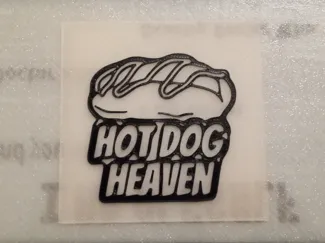 Plate Hotdog Heaven