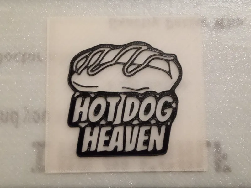 Plate Hotdog Heaven