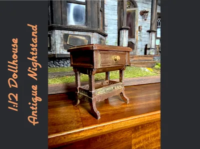 1:12 Dollhouse Nightstand