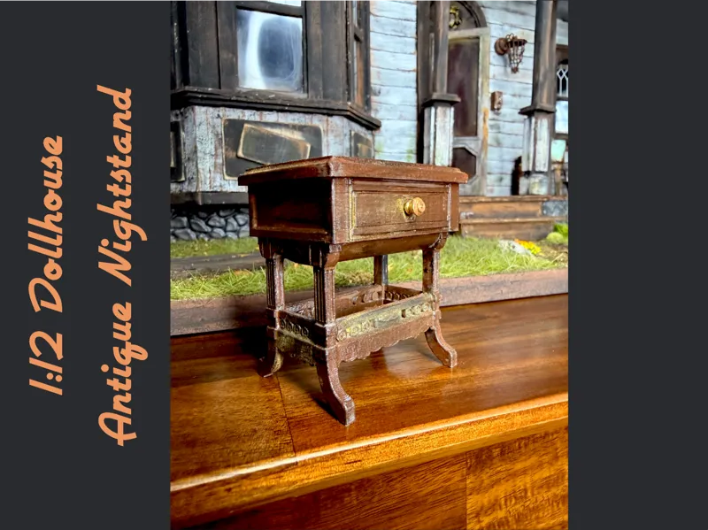 1:12 Dollhouse Nightstand