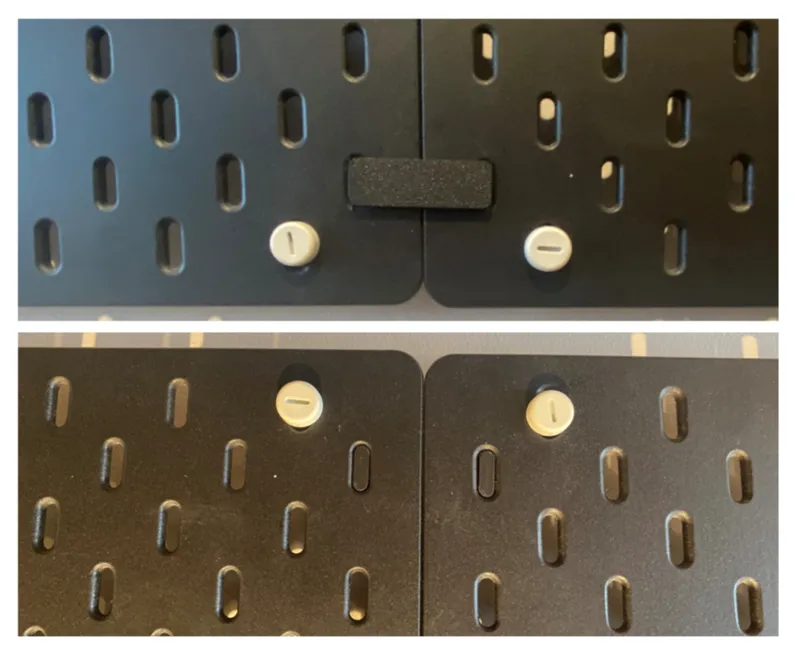 IKEA SKADIS alignment clips