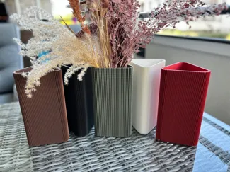 Vase Deko Dreieck