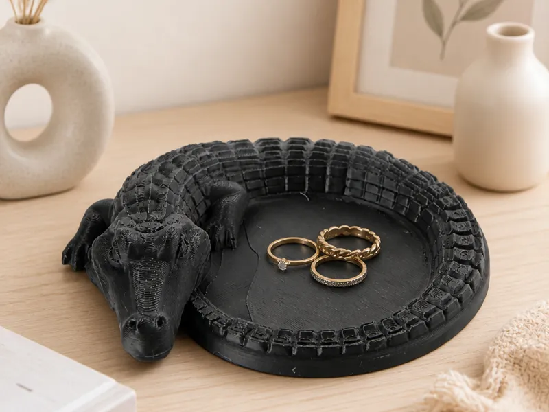 Crocodile Organizer - Functional Desk Accessory