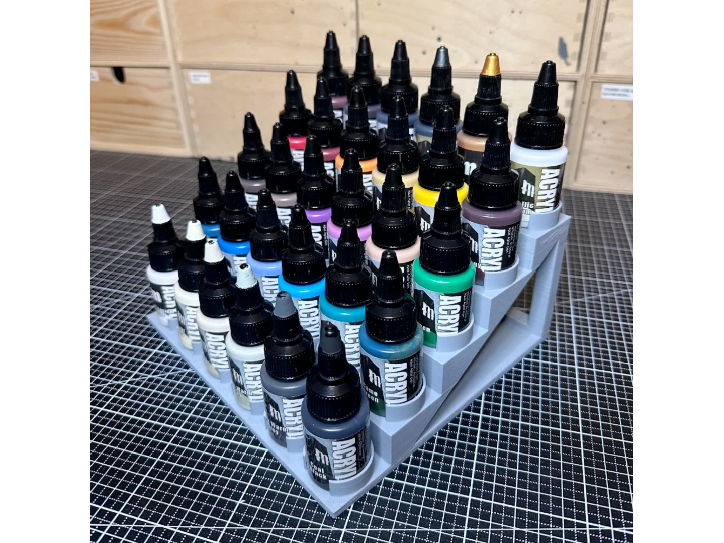 Pro Acryl Paint Rack (Fits IKEA MOPPE)