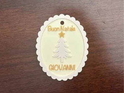CHRISTMAS PLACE CARD