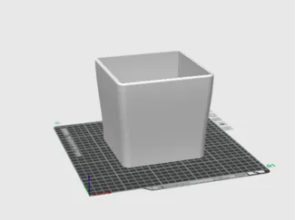 Minimalist Square Plant Pot with Drip Tray