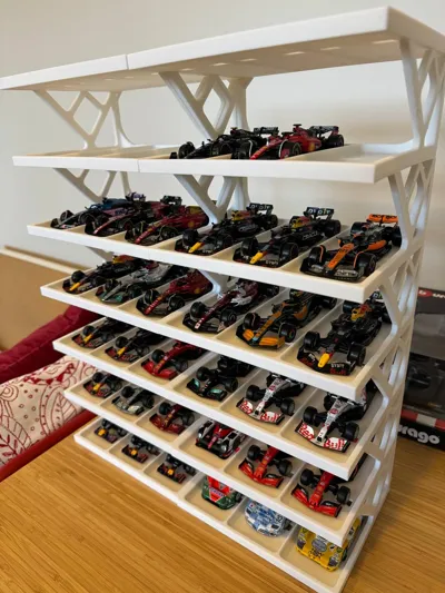 Stackable 1:43 scale car models display