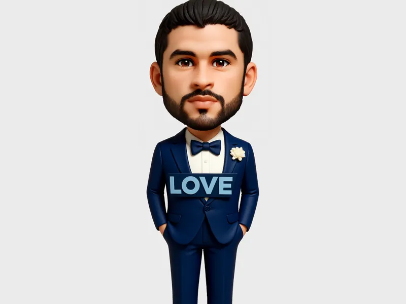 Bad Bunny LOVE - Bobble Head - Music Superbowl