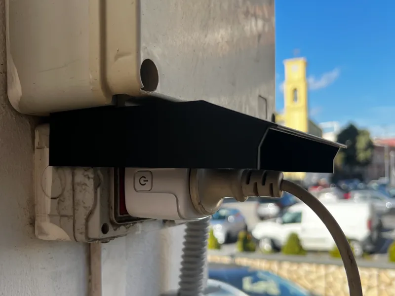 Para Pioggia presa da esterno larghezza 13.5 cm