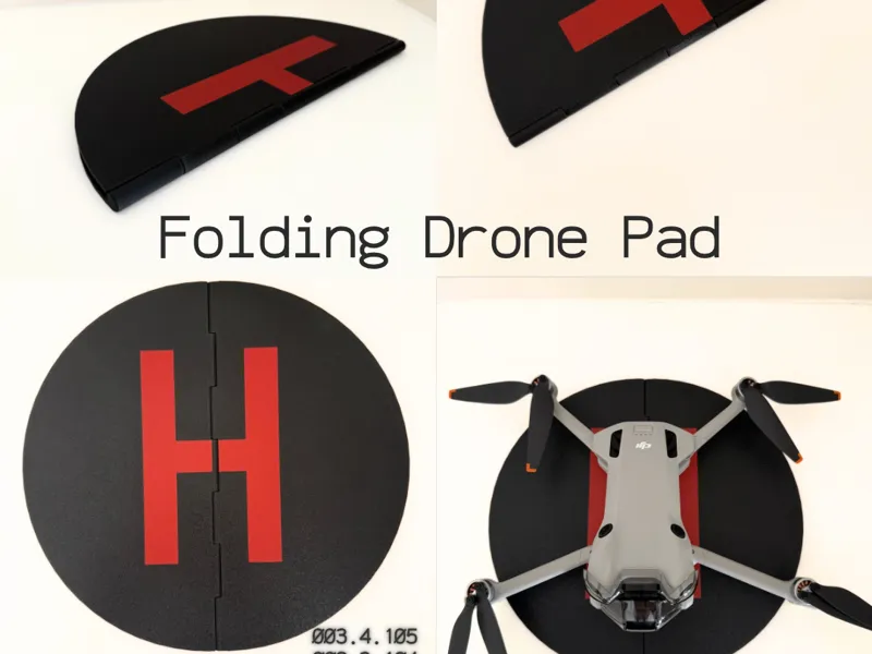 Folding Drone Launch/Landing Pad
