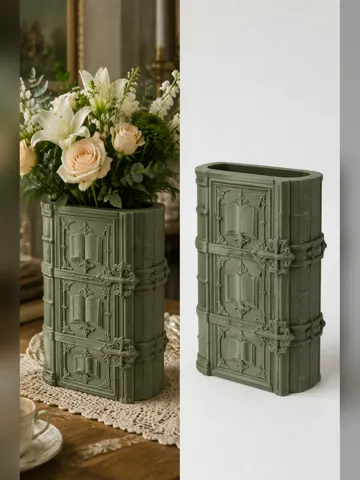 Jarrón decorativo: Book Flower Vase — vista de referencia 2
