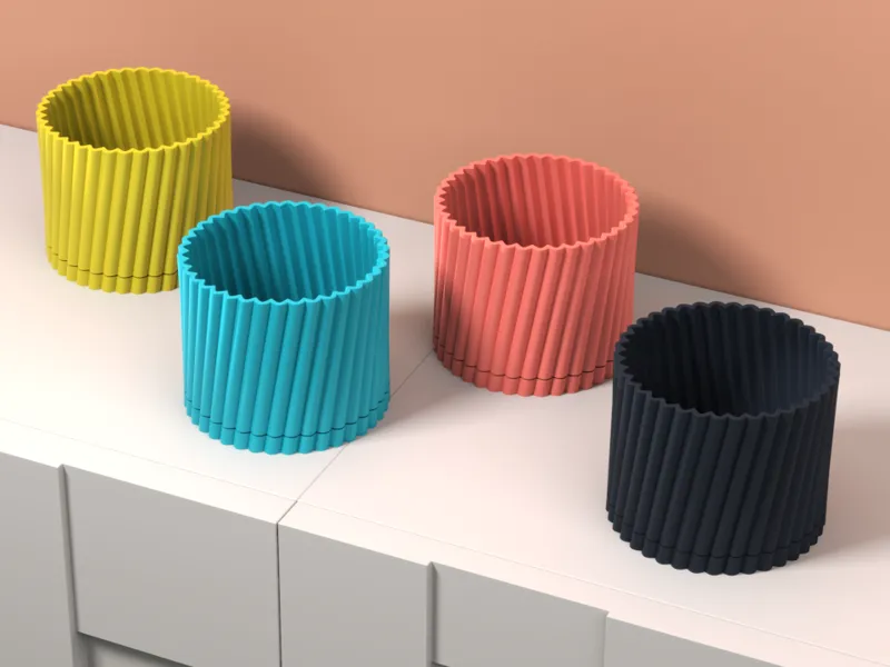 Yet Another Modern Geometric Pot