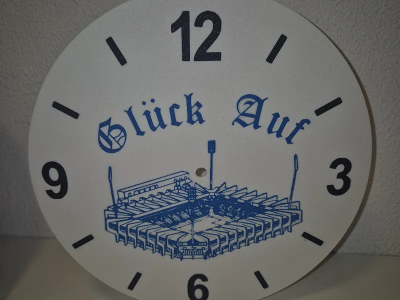 VfL Bochum Wanduhr Stadion Glück auf Uhr