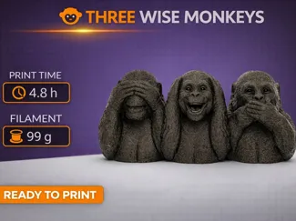 Affen – See No Evil Hear No Evil Speak No Evil
