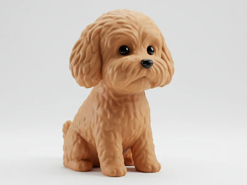 Mini Cute Cockapoo Figurine