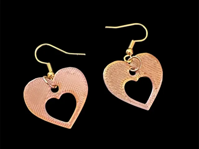 Heart earrings