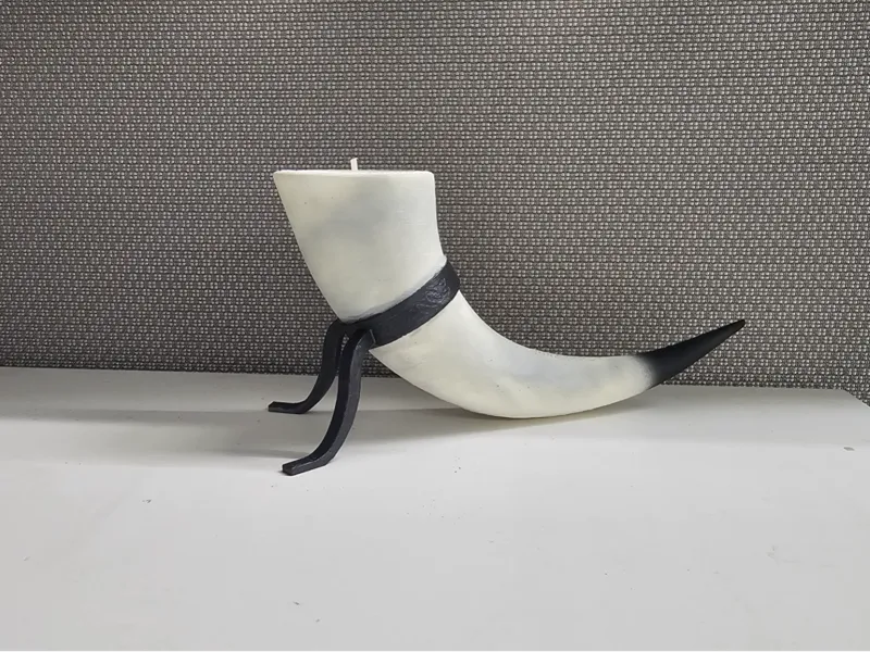 Goat Horn Sconce / Tea Light Holder