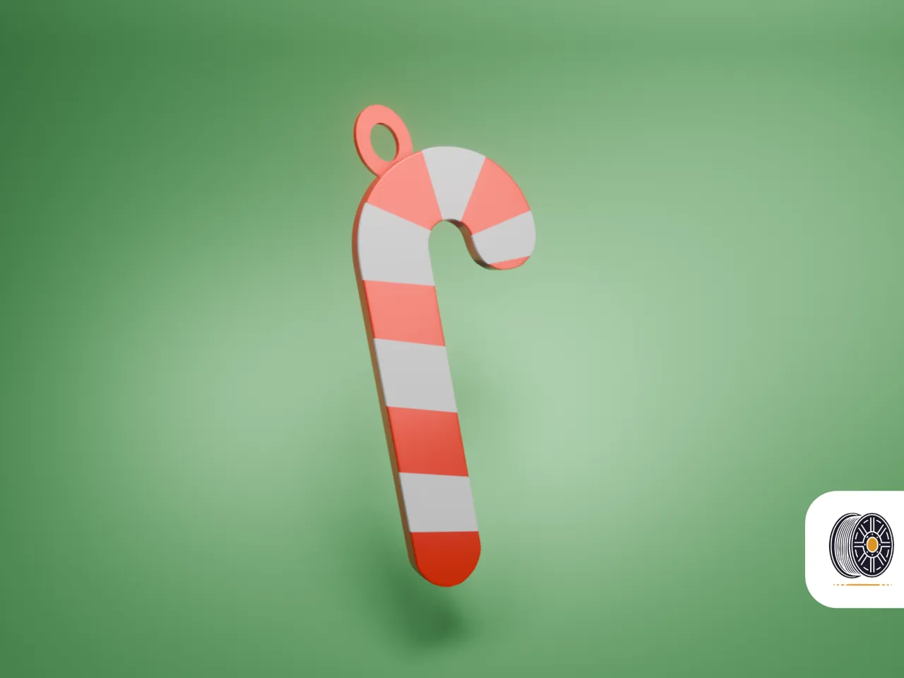 Candy Cane Earrings view 2