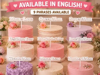 Mother’s Day Cake Toppers