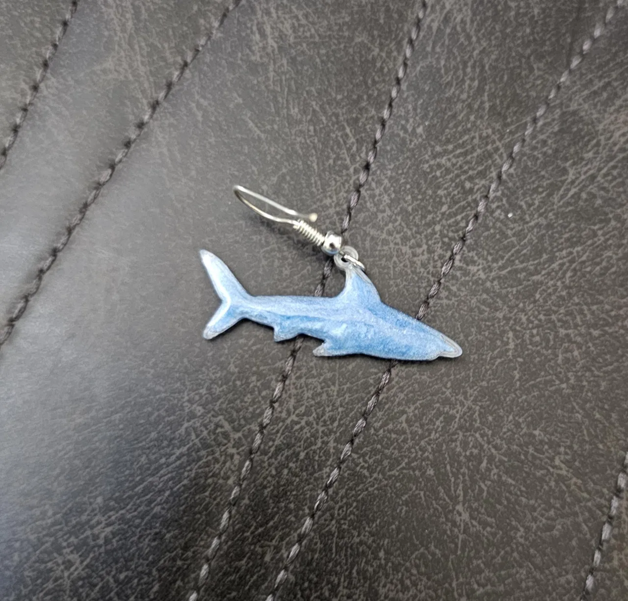 Shark Earrings view 2