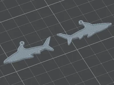 Shark Earrings
