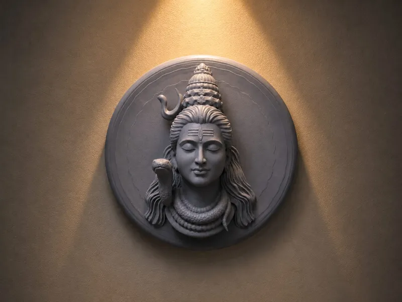 Mahadev  bust Wall Hanging 
