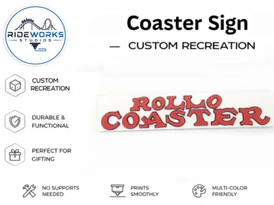 Rollo Coaster Sign