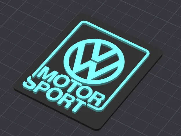 Volkswagen Motorsport Schild
