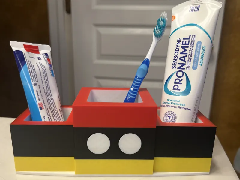 Mickey Mouse Bathroom Toothbrush Holder