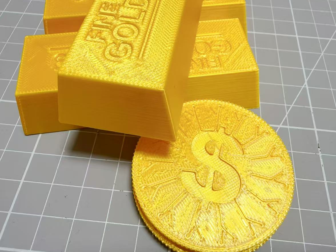 esktop Wealth Kit 桌面发财套装 (Gold Bar & Coin)