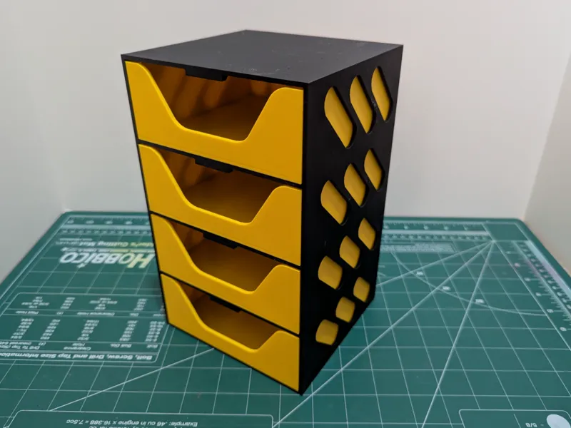 Customizable - Parts Shelves W Drawer -Parametric 